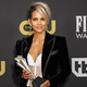 Halle Berry accepts the sixth annual #SeeHer Award at the 2022 Critics’ Choice Awards on March 13, 2022 in Los Angeles, California.